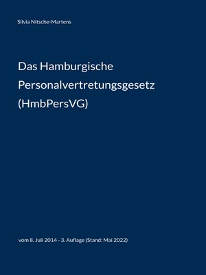 cover image of Das Hamburgische Personalvertretungsgesetz (HmbPersVG)